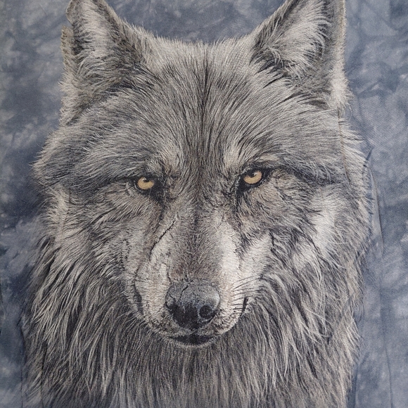 The Mountain Gray Wolf T Shirt Size XXXL - Picture 2 of 4